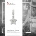 Silberdream SilberDream Charm Stern Zirkonia 925er Silber Armband Anhänger FC903W Kostenloser Versand