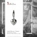 Silberdream SilberDream Silber Charm 925 Herz matt Armband Anhänger FC504 Großer Ausverkauf
