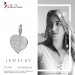 Silberdream SilberDream 925 Charm Zirkonia Herz Armband Anhänger FC233W Cyber Monday