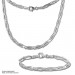 Silberdream SilberDream Collier Kette Blütenblatt 925 Silber 45cm Halskette Damen SDK428 Große Rabatte