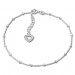 Silberdream SilberDream Fußkette Herz offen 26cm 925 Sterling Silber SDF2096 Sonderangebote
