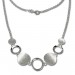 Silberdream SilberDream Collier Kette mit matten Elementen 925 Silber 45cm SDK400 Riesige Ersparnisse