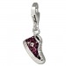 Silberdream SilberDream Glitzer Charm Sneaker lila Zirkonia Kristalle 925 GSC515V Fabrikladen