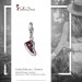Silberdream SilberDream Glitzer Charm Sneaker lila Zirkonia Kristalle 925 GSC515V Fabrikladen