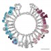 Silberdream SilberDream Glitzer Charm Kleid lila Zirkonia Kristalle GSC520V Speichern exportieren