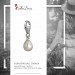 Silberdream SilberDream 925 Charm Perle Tropfen weiß Armband Anhänger FC237W Schlussverkauf