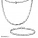 Silberdream SilberDream Collier Kette Design 925 Silber 45cm Halskette Damen SDK427 Rabatt