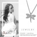 Silberdream SilberDream Halskette mit Anhänger Libelle Zirkonia 44,5cm 925er Silber SDK4984W Begrenztes Angebot