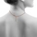 Silberdream SilberDream Collier Kette rose vergoldet 925 Silber Damen 45cm SDK22545E Preisnachlass
