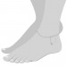 Silberdream SilberDream 25cm Fußkette Zirkonia 925 Silber SDF001 Muttertagsangebot