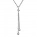 Silberdream SilberDream Collier Kette Zirkonia weiß 925er Silber Damen 45cm SDK27845J Blitzangebot