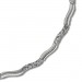 Silberdream SilberDream Collier Wave 925 Silber gehämmert matt 45cm Kette SDK4792O Bestseller