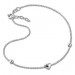Silberdream SilberDream Fußkette Herzchen 25cm 925 Sterling Silber SDF2045 Kauf eins, bekomm eins gratis