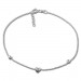 Silberdream SilberDream Fußkette Herzchen 25cm 925 Sterling Silber SDF2045 Kauf eins, bekomm eins gratis