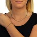 Silberdream SilberDream Collier Kette Fantasie schwarz 925 Silber Damen 45cm SDK21745S Letzte 2 Tage