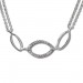 Silberdream SilberDream Kette Oval Zirkonia weiß 925er Silber 45cm Halskette SDK425W 2025