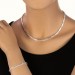 Silberdream SilberDream Collier Kette matt Zirkonia weiß 925er Silber 45cm SDK447W Top Angebot