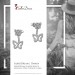Silberdream SilberDream Ohrstecker Dangle Ear Cuff Schmetterling 925 Silber Ohrringe GSO448W Bestseller