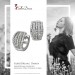 Silberdream SilberDream Creole Geflecht Zirkonia weiß 925 Sterling Silber Damen SDO4412W Zeitbegrenzte Promotion