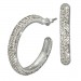 Silberdream SilberDream Glitzer Creole Glamour weiß Zirkonias GSO212W Bis zu 65% Rabatt