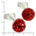 Silberdream SilberDream Ohrstecker Halbkugel rot 925er Glitzer Kristalle GSO217R Riesige Rabatte