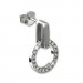 Silberdream SilberDream Glitzer Ohrstecker Circle Zirkonia weiß 925 Silber Ohrring GSO508W 50% Rabatt mit kostenlosem Versand