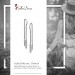Silberdream SilberDream Glitzer Ohrhänger Stab Zirkonia weiß 925er Silber Ohrring GSO478W Clearance-Verkauf