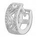 Silberdream SilberDream Creole Senses Zirkonia weiß 925 Sterling Silber Damen SDO4266W Kostenloser Versand international