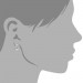 Silberdream SilberDream Creole diamantiert 11mm 925 Sterling Silber Ohrring SDO4276J Begrenzt auf 3 Tage