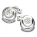 Silberdream SilberDream Ohrring Kreise Zirkonia weiß 925 Silber Ohrstecker SDO542W Black Friday Preise