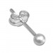 Silberdream SilberDream Ohrringe Kugel 3mm matt 925er Silber Ohrstecker SDO5543 Meist gekauft