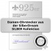 Silberdream SilberDream Ohrstecker Blitz Zirkonia weiß 925er Silber Ohrring SDO8030W Kostenloser Versand