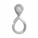 Silberdream SilberDream Glitzer Ohrstecker Tropfen Zirkonia 925 Silber Ohrring GSO505W Fabrikpreis