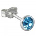Silberdream SilberDream Ohrring Zirkonia hellblau 4mm 925 Silber Ohrstecker SDO5534H Flash Sale