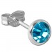Silberdream SilberDream Ohrring Zirkonia türkis 5mm 925 Silber Ohrstecker SDO5535T Weihnachtsangebot