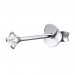 Silberdream SilberDream Ohrstecker Zirkonia Viereck 2mm weiß 925 Silber SDO8501W Vatertagsangebot