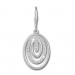 Silberdream SilberDream Ohrhänger Oval Zirkonia weiß 925 Silber Ohrring SDO364S Exklusive Angebote