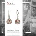 Silberdream SilberDream Glitzer Ohrringe 925 Zirkonias Blume pink GSO301 Große Rabatte