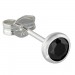 Silberdream SilberDream Ohrringe Zirkonia schwarz 4mm 925 Silber Ohrstecker SDO5534S Saisonale Angebote