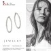 Silberdream SilberDream Creole Diamantschliff 6cm 925 Sterling Silber Damen Ohrring SDO67366 Räumungsverkauf