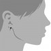 Silberdream SilberDream Ohrstecker drei Kreise schwarz 925er Glitzer Kristalle GSO600S Sonderangebote