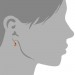 Silberdream SilberDream Creole rose vergoldet Ohrring 925 Sterling Silber Schmuck SDO0017E Riesige Ersparnisse