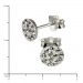 Silberdream SilberDream Ohrring Rund weiß 925er Silber Ohrstecker GSO252W Neueste Stile