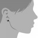 Silberdream SilberDream Ohrringe Blume 6mm Zirkonia schwarz Silber Ohrstecker SDO736S Super Rabatt