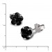 Silberdream SilberDream Ohrringe Blume 6mm Zirkonia schwarz Silber Ohrstecker SDO736S Super Rabatt