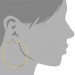 Silberdream GoldDream Creole Simply 50mm Ohrring 333 Gelbgold Echtschmuck GDO0005Y Clearance-Verkauf
