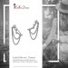 Silberdream SilberDream Ear Cuff Herz Kettchen Zirkonia Ohrring Ohrklemme 925 Silber GSO454W Kostenloser Versand international