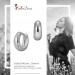 Silberdream SilberDream Creole Glanz oval 925 Sterling Silber Ohrring SDO390S zollfrei