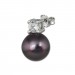 Silberdream SilberDream Ohrstecker Perle schwarz Zirkonia Damen 925er Silber SDO1738S Rabatte dieses Monats