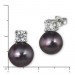 Silberdream SilberDream Ohrstecker Perle schwarz Zirkonia Damen 925er Silber SDO1738S Rabatte dieses Monats